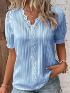 Selene | Women's Elegant Pleated Blouse