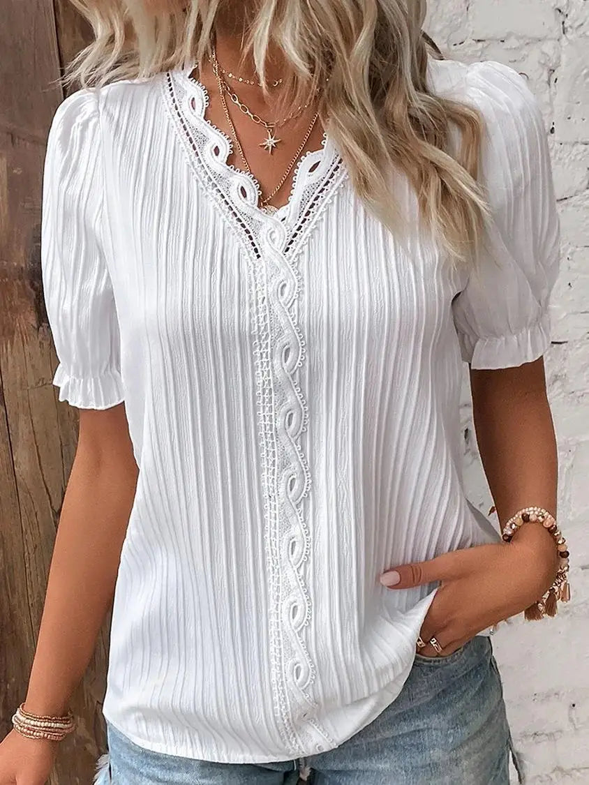 Selene | Women's Elegant Pleated Blouse
