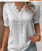 Selene | Women's Elegant Pleated Blouse