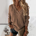 Seraphina | Women's Cozy V-Neck Sweater