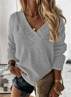 Seraphina | Women's Cozy V-Neck Sweater