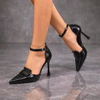 Seraphina - Women's Elegant Ankle Strap Stilettos