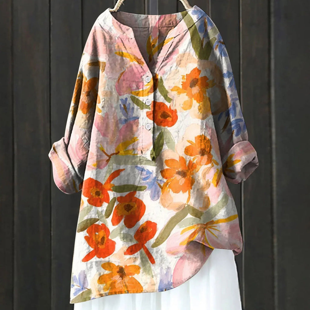 Seraphina | Women's Vintage Floral Blouse