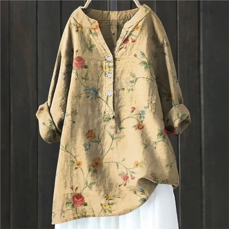 Seraphina | Women's Vintage Floral Blouse