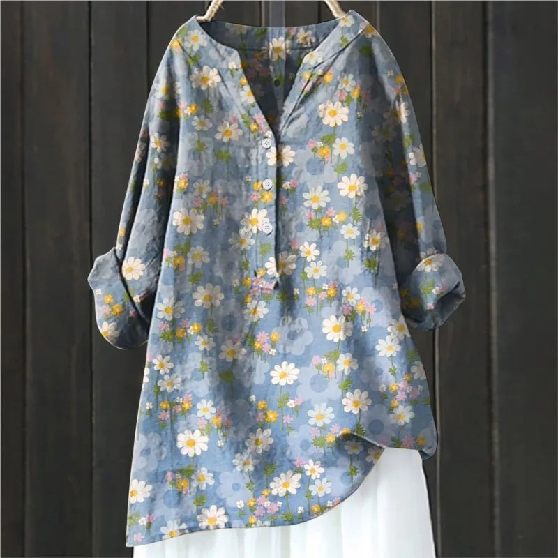 Seraphina | Women's Vintage Floral Blouse