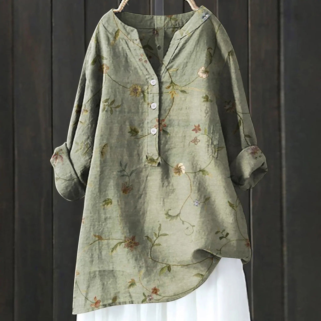 Seraphina | Women's Vintage Floral Blouse