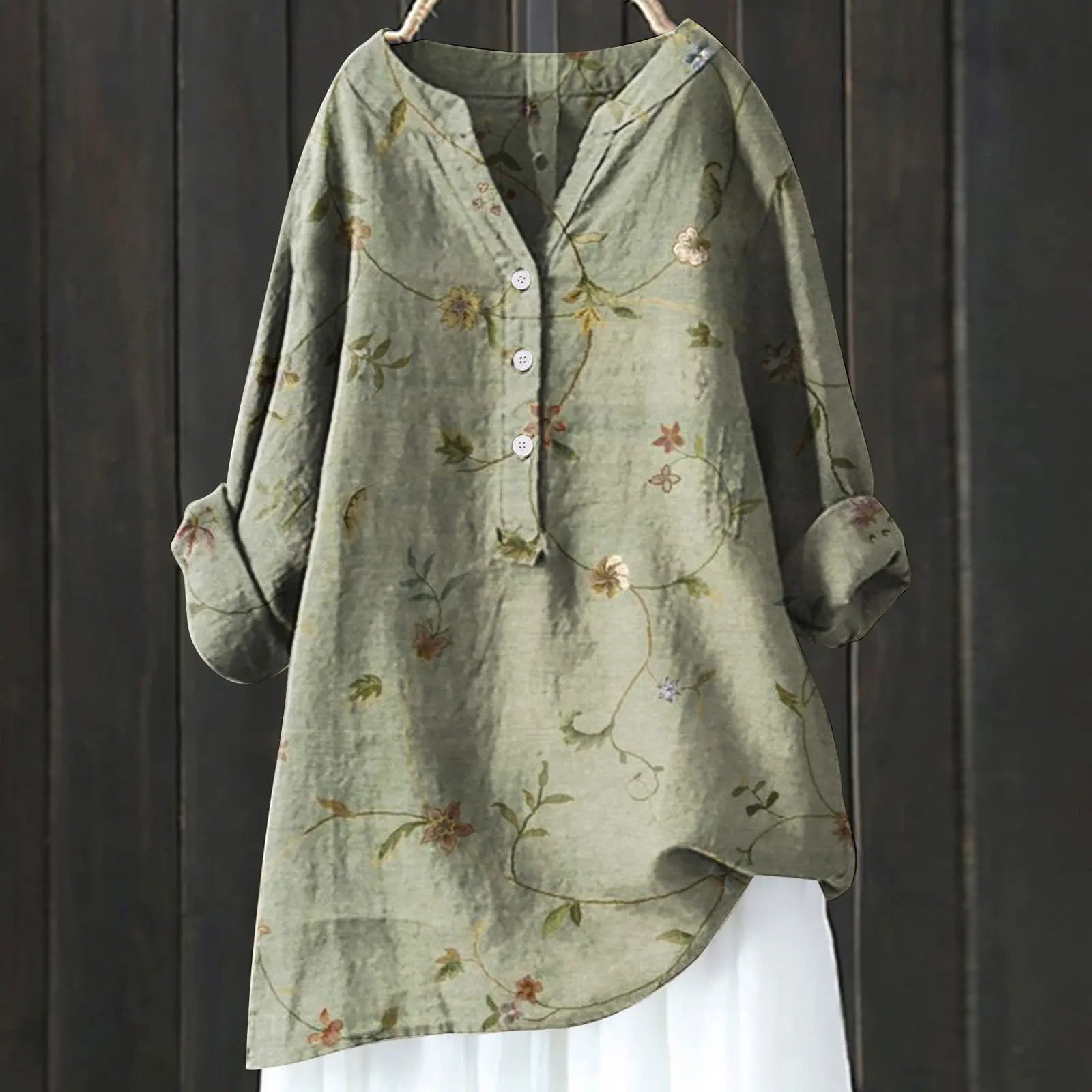 Seraphina | Women's Vintage Floral Blouse