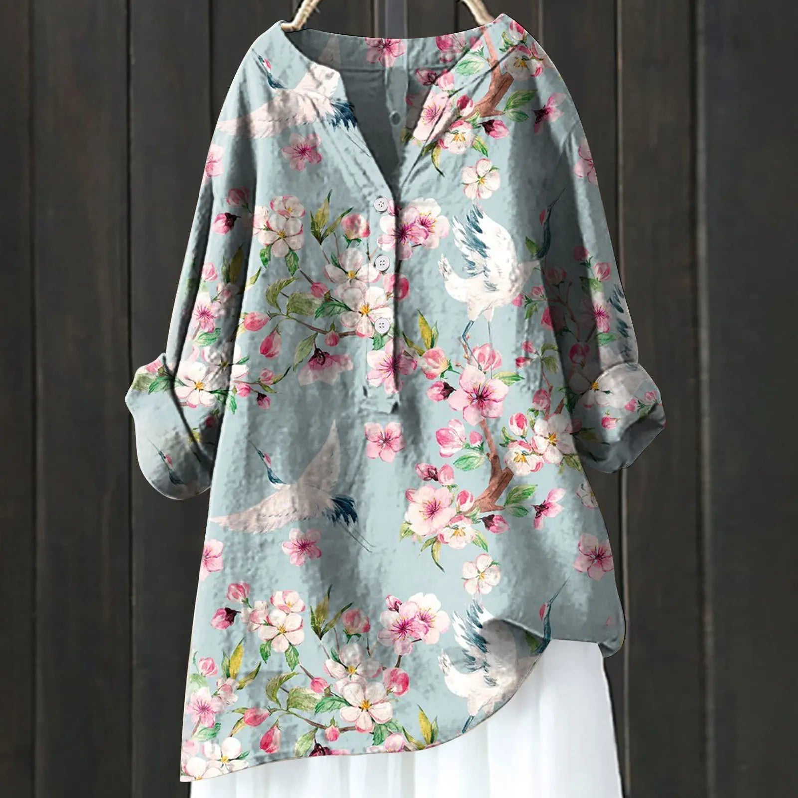 Seraphina | Women's Vintage Floral Blouse