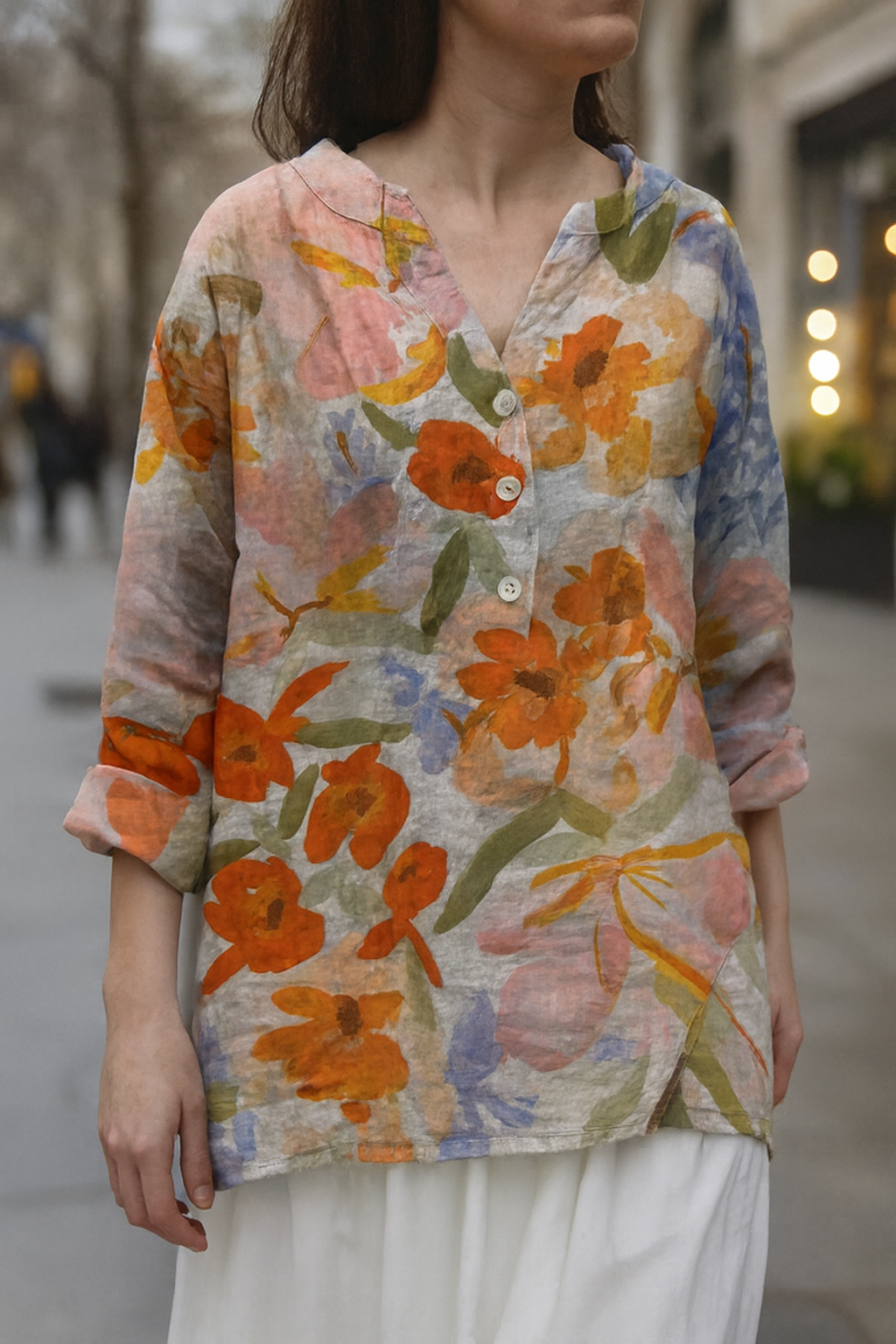 Seraphina | Women's Vintage Floral Blouse