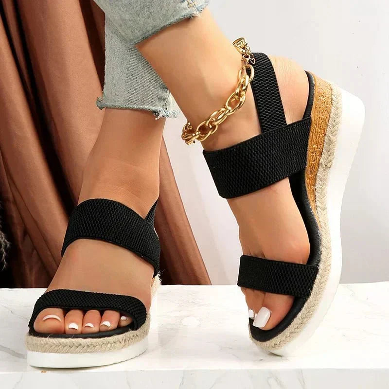 Seraphine | Women's Chic Platform Sandals with Ankle Strap