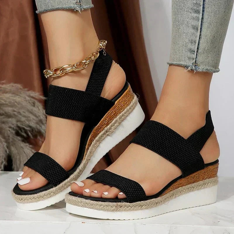 Seraphine | Women's Chic Platform Sandals with Ankle Strap