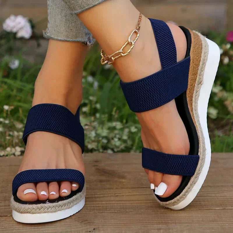 Seraphine | Women's Chic Platform Sandals with Ankle Strap