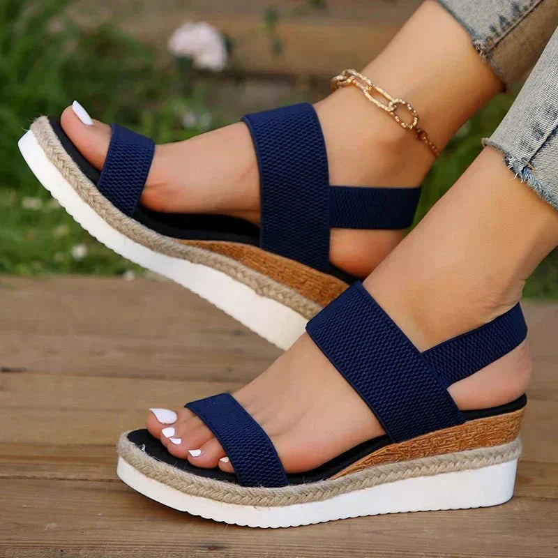 Seraphine | Women's Chic Platform Sandals with Ankle Strap