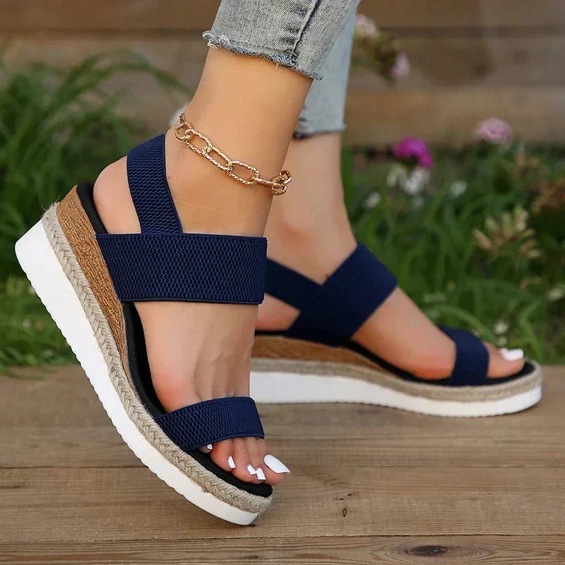 Seraphine | Women's Chic Platform Sandals with Ankle Strap