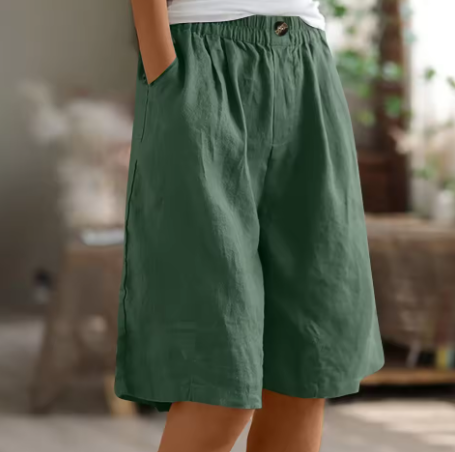 Sienna | Women's Casual Linen Shorts