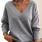 Sienna - Women's Cozy V-Neck Sweater