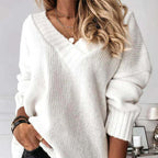 Sienna - Women's Cozy V-Neck Sweater