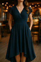 Sienna | Women's Elegant Flowy Midi Dress