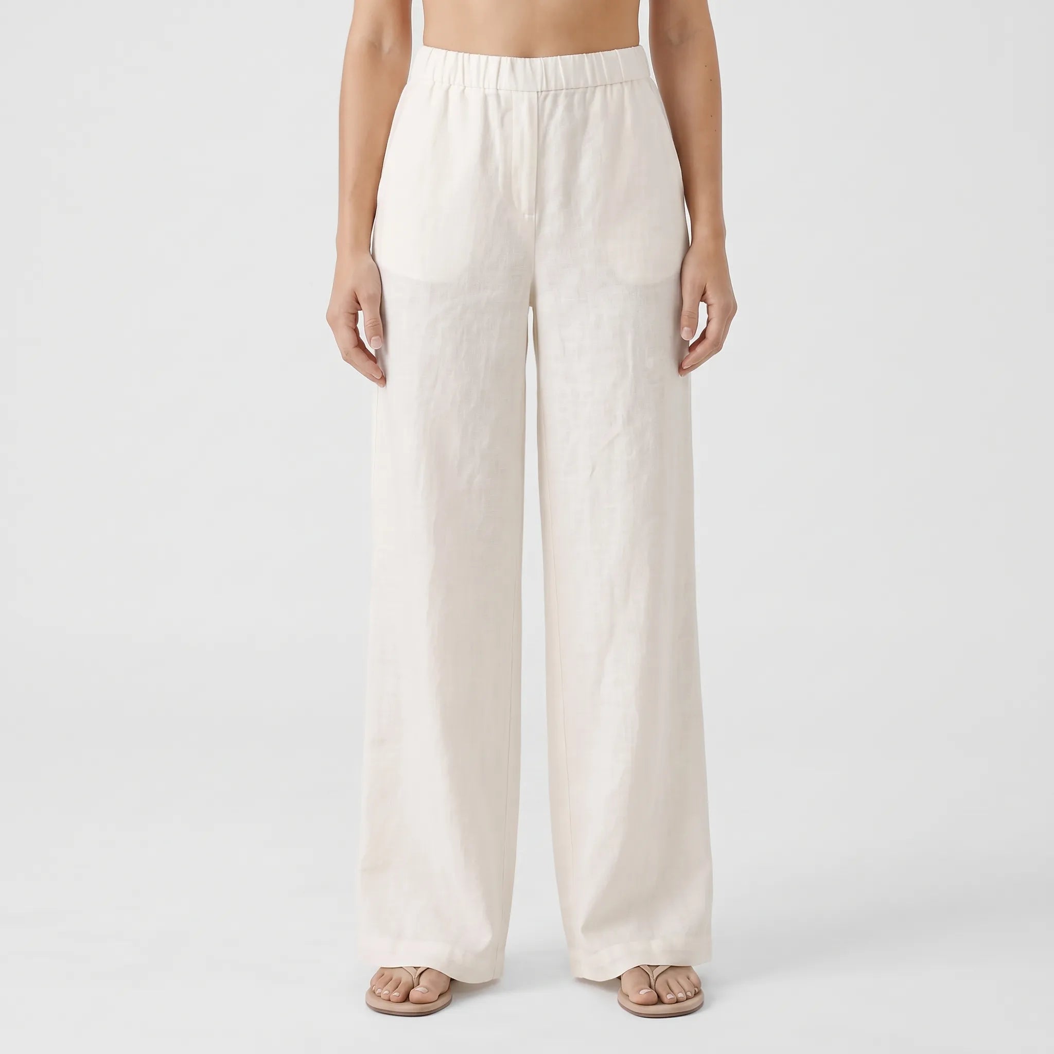 Solflow - Flowing Wide Leg Summer Trousers