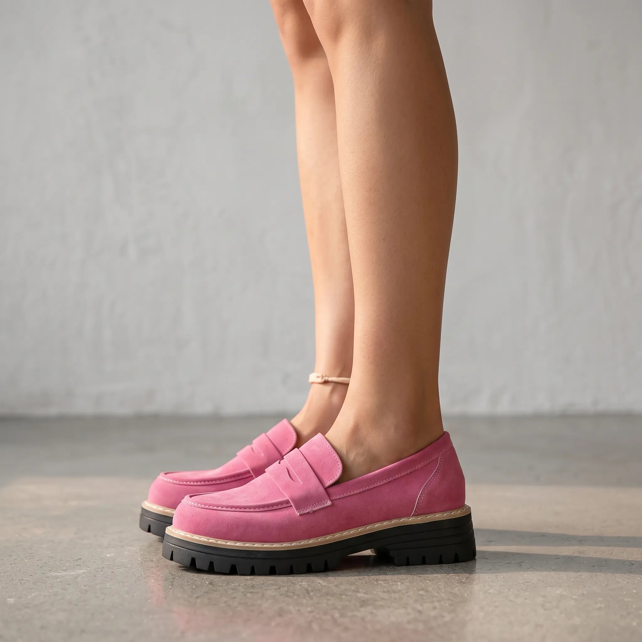 Solstride - Chunky Sole Slip On Loafer