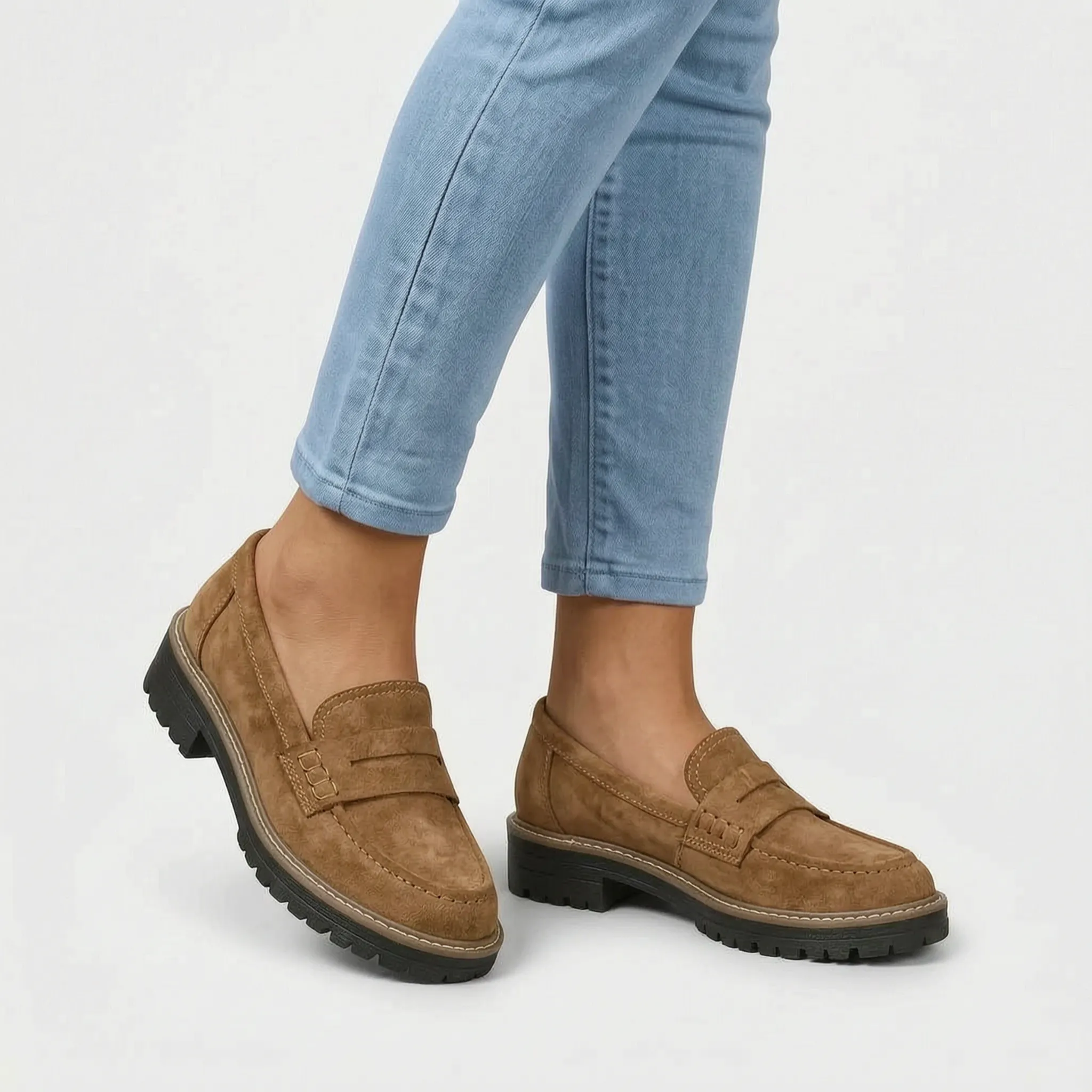 Solstride - Chunky Sole Slip On Loafer