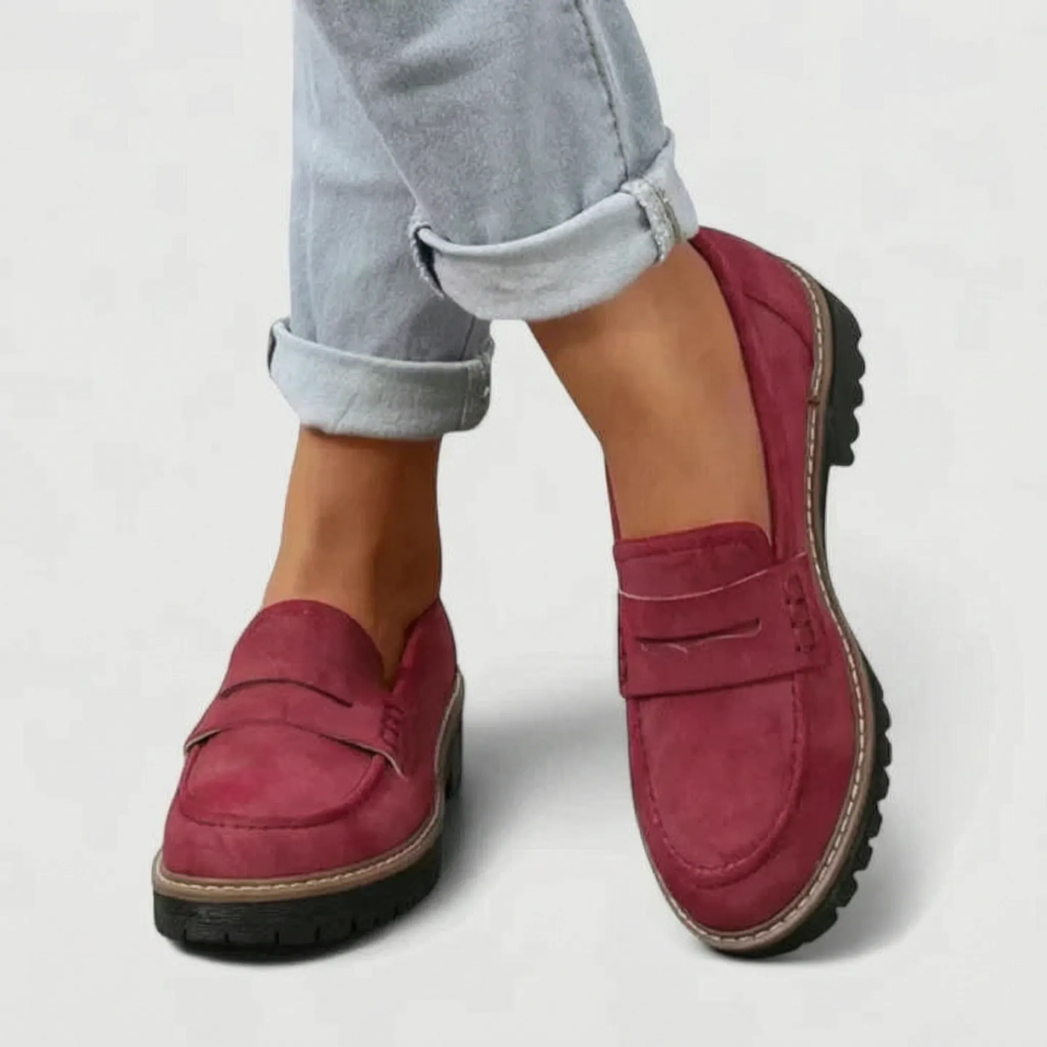 Solstride - Chunky Sole Slip On Loafer
