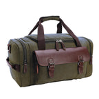 Soren - Men's Classic Duffle Bag with Faux Leather Trim