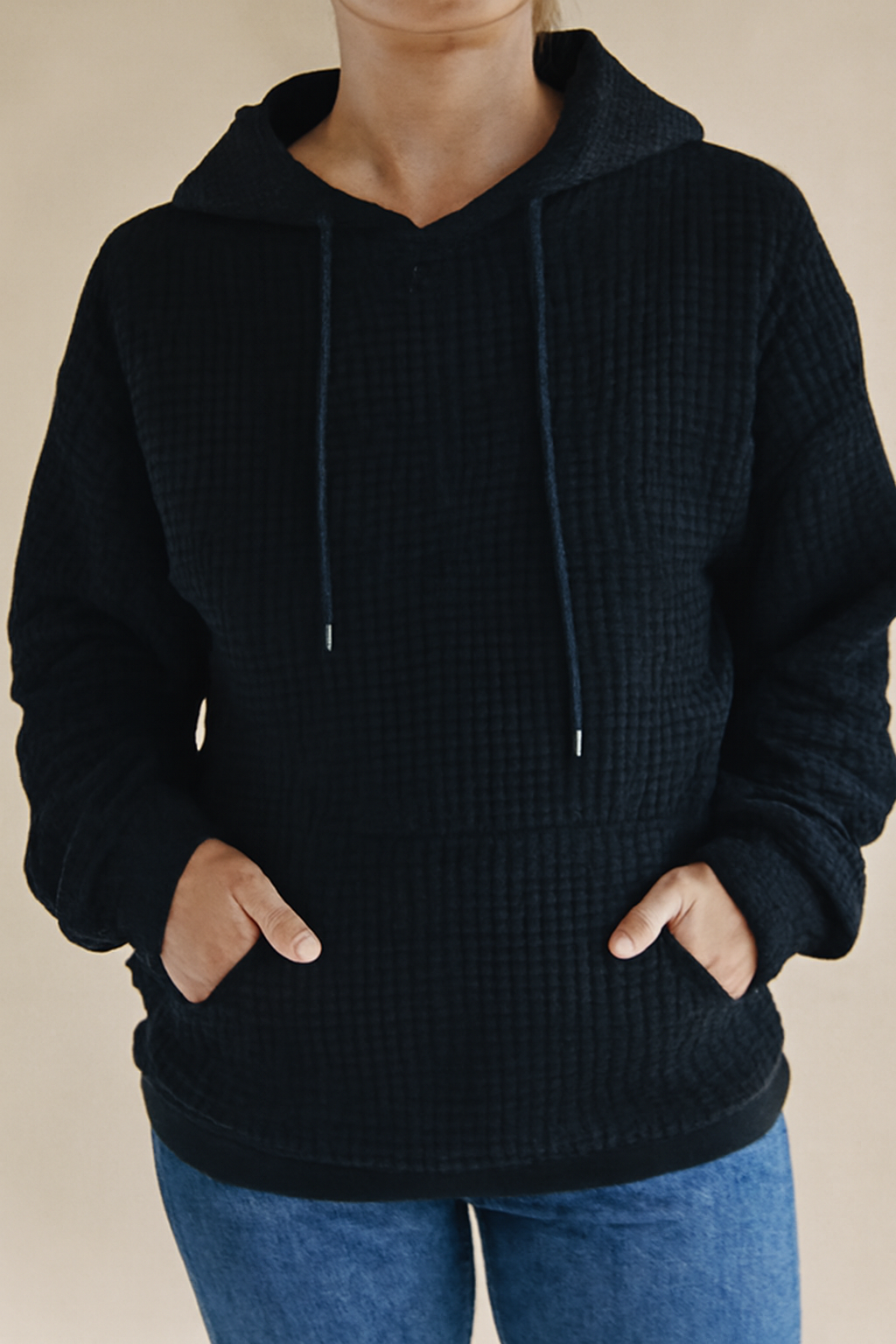Soren | Women's Cozy Waffle Knit Hoodie