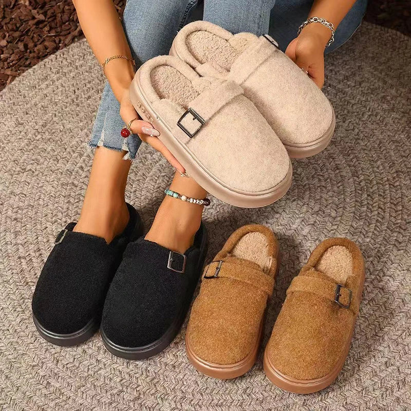 Soren | Women's Cozy Clogs with Buckle Detail