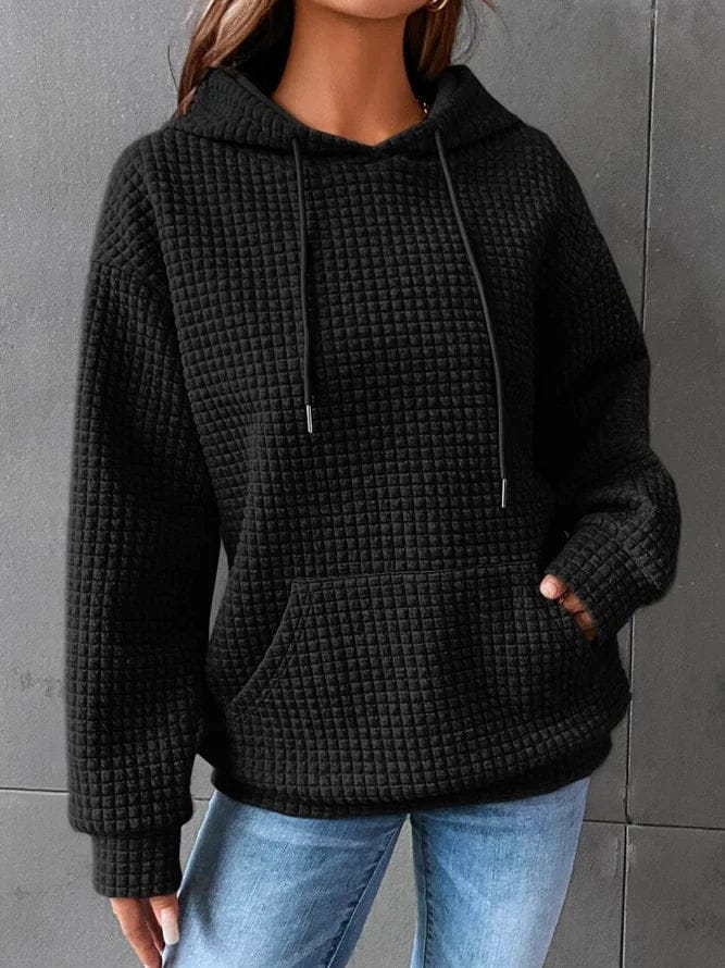 Soren | Women's Cozy Waffle Knit Hoodie