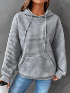 Soren | Women's Cozy Waffle Knit Hoodie
