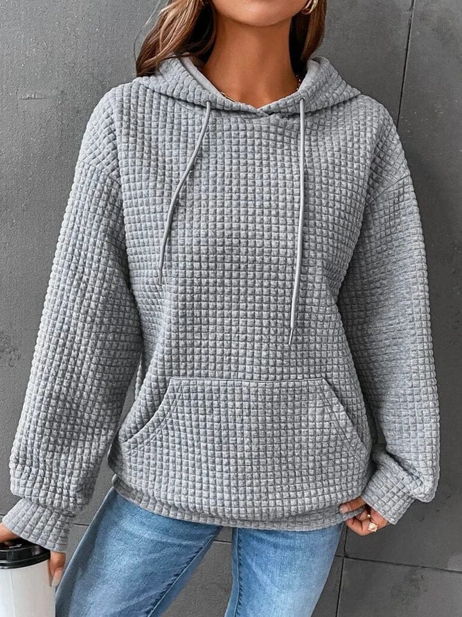 Soren | Women's Cozy Waffle Knit Hoodie