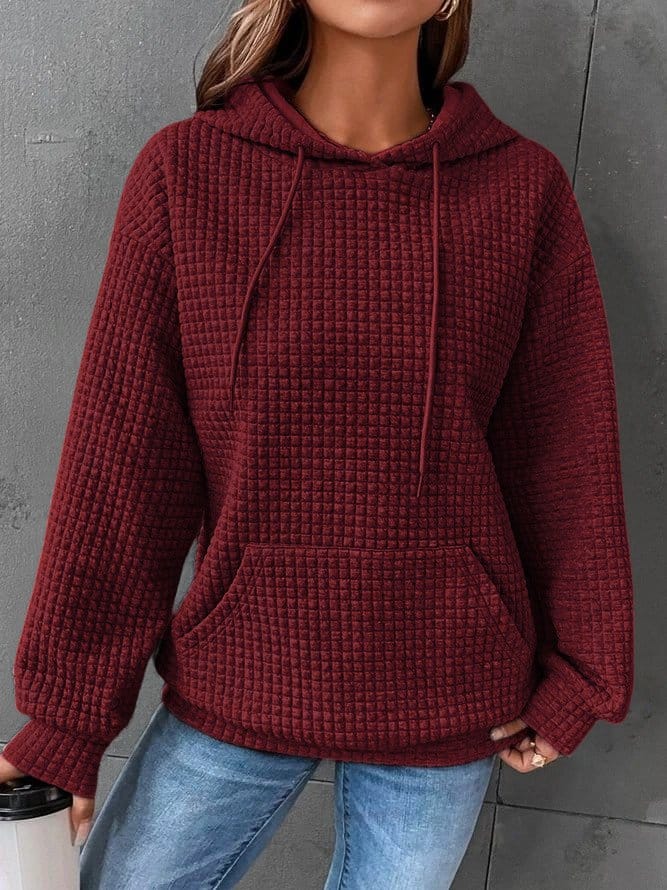 Soren | Women's Cozy Waffle Knit Hoodie