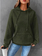 Soren | Women's Cozy Waffle Knit Hoodie