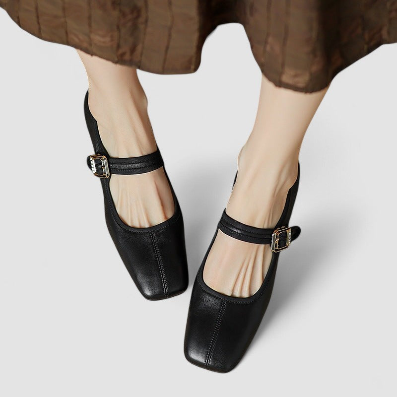 Soren - Women's Elegant Buckle Mary Janes