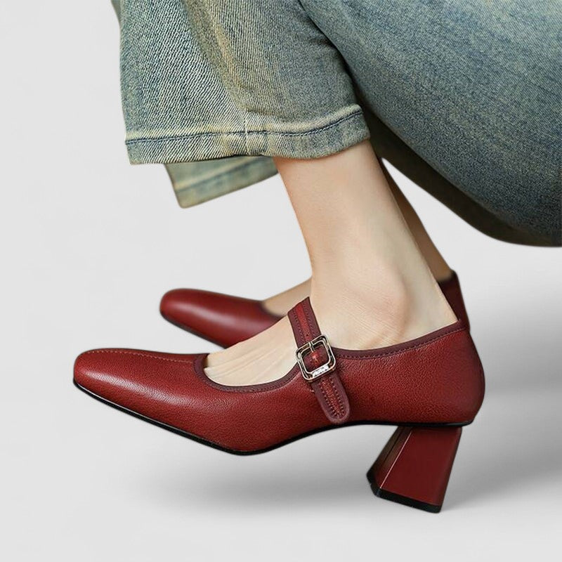 Soren - Women's Elegant Buckle Mary Janes