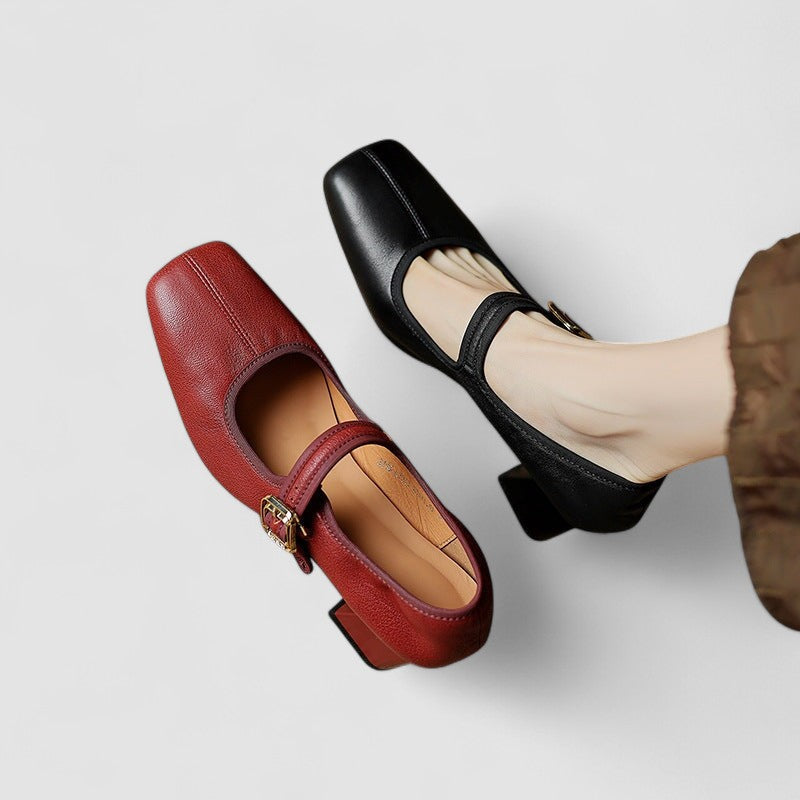 Soren - Women's Elegant Buckle Mary Janes