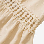 Sutton | Women's Elegant Midi Dress with Crochet Detail