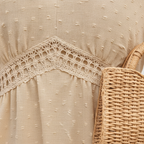 Sutton | Women's Elegant Midi Dress with Crochet Detail