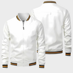Jensen | Men's Classic Bomber Jacket with Contrast Trim