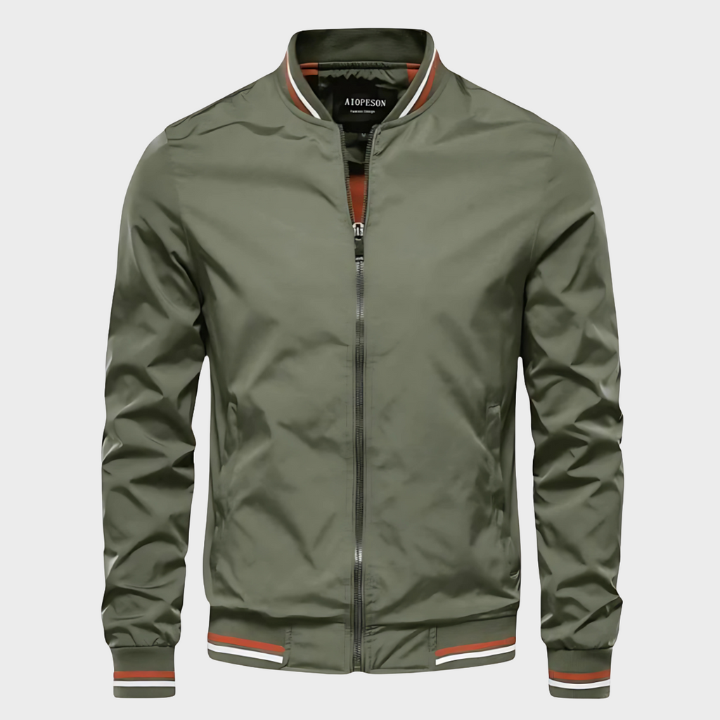 Bram | Men's Stylish Lightweight Fleece Bomber Jacket