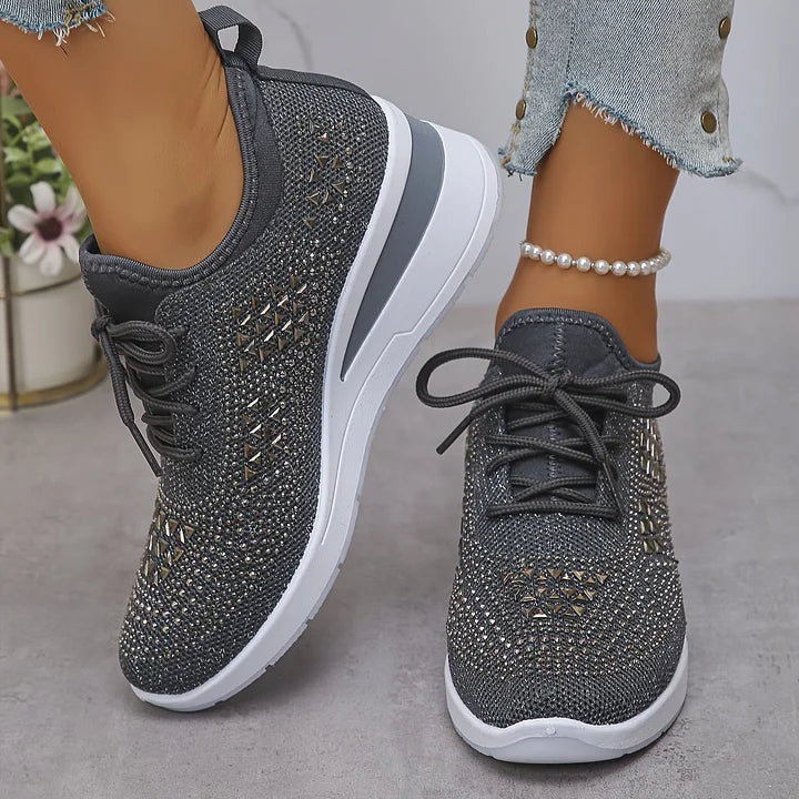 Talia | Women's Sparkling Platform Sneakers