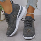 Talia | Women's Sparkling Platform Sneakers