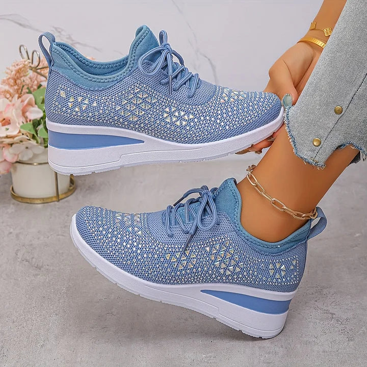 Talia | Women's Sparkling Platform Sneakers