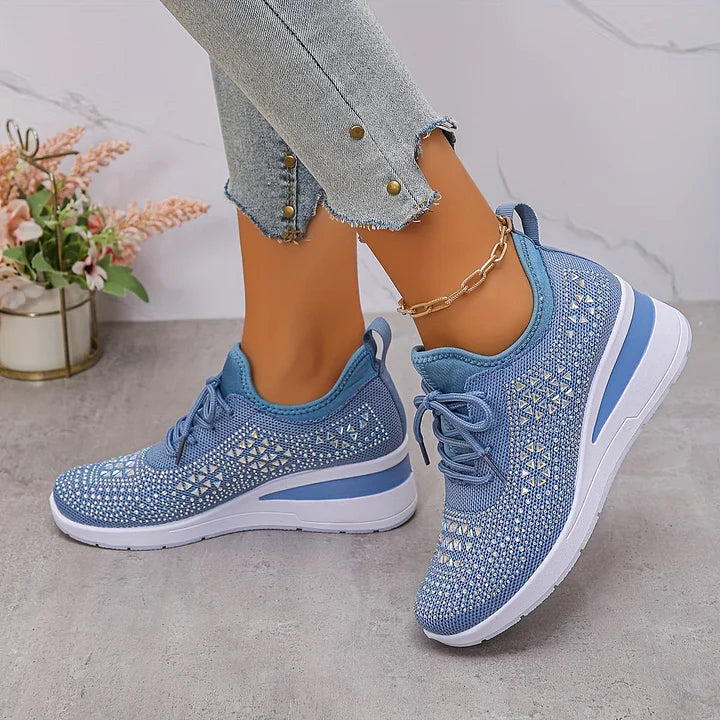 Talia | Women's Sparkling Platform Sneakers