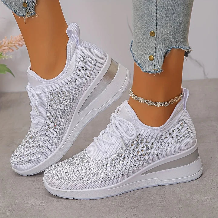 Talia | Women's Sparkling Platform Sneakers