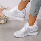 Talia | Women's Sparkling Platform Sneakers