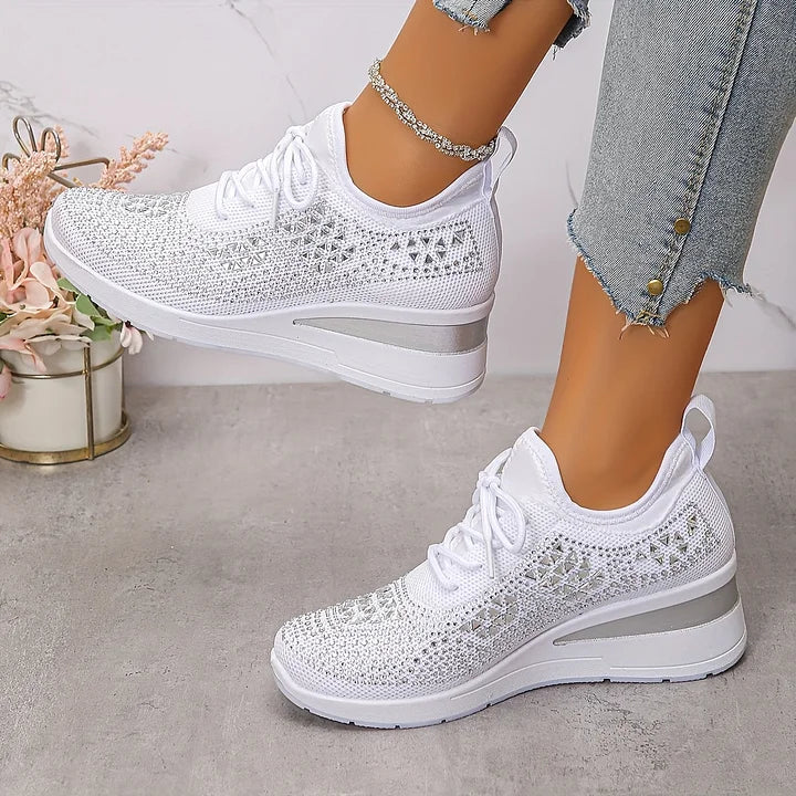 Talia | Women's Sparkling Platform Sneakers
