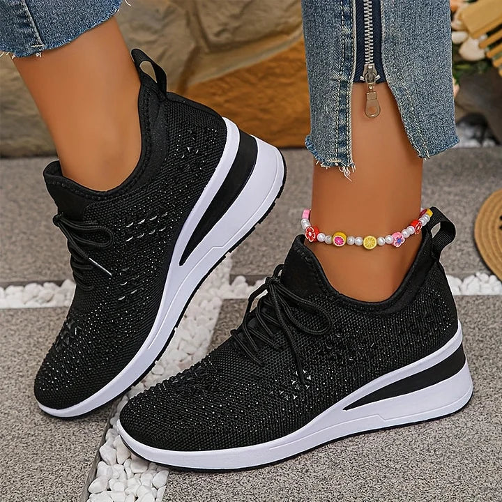 Talia | Women's Sparkling Platform Sneakers