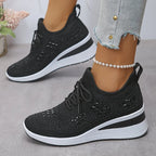 Talia | Women's Sparkling Platform Sneakers